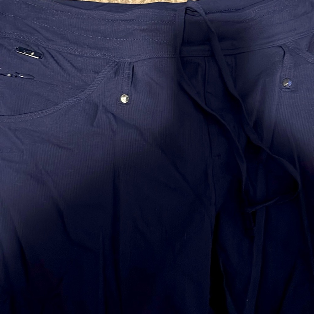 Lole Navy Track Pants Relaxed Fit Sz S - Picture 3 of 6